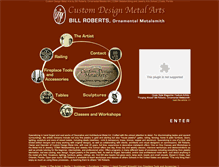 Tablet Screenshot of customdesignmetalarts.com